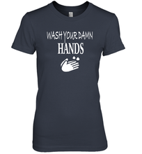 Load image into Gallery viewer, Wash Your Hands Coronacation Premium Women's T-Shirt