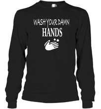 Load image into Gallery viewer, Wash Your Hands Coronacation Long Sleeve T-Shirt