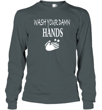 Load image into Gallery viewer, Wash Your Hands Coronacation Long Sleeve T-Shirt