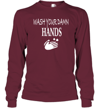 Load image into Gallery viewer, Wash Your Hands Coronacation Long Sleeve T-Shirt