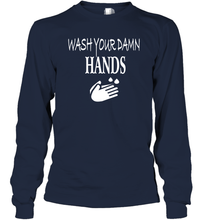 Load image into Gallery viewer, Wash Your Hands Coronacation Long Sleeve T-Shirt