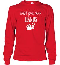 Load image into Gallery viewer, Wash Your Hands Coronacation Long Sleeve T-Shirt