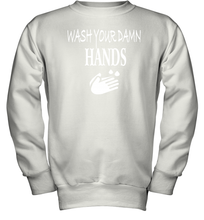 Load image into Gallery viewer, Wash Your Hands Coronacation Youth Sweatshirt