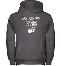 Load image into Gallery viewer, Wash Your Hands Coronacation Youth Hoodie
