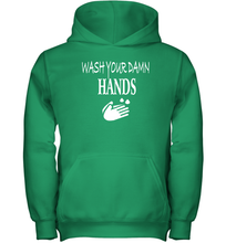 Load image into Gallery viewer, Wash Your Hands Coronacation Youth Hoodie
