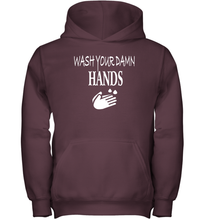 Load image into Gallery viewer, Wash Your Hands Coronacation Youth Hoodie