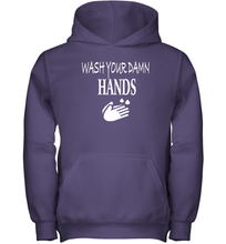 Load image into Gallery viewer, Wash Your Hands Coronacation Youth Hoodie