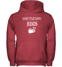 Load image into Gallery viewer, Wash Your Hands Coronacation Youth Hoodie