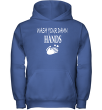 Load image into Gallery viewer, Wash Your Hands Coronacation Youth Hoodie