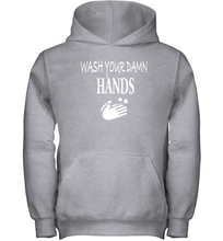 Load image into Gallery viewer, Wash Your Hands Coronacation Youth Hoodie