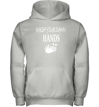 Load image into Gallery viewer, Wash Your Hands Coronacation Youth Hoodie