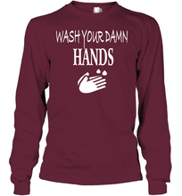 Load image into Gallery viewer, Wash Your Hands Coronacation Youth Long Sleeve