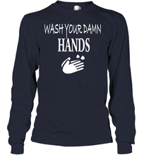 Load image into Gallery viewer, Wash Your Hands Coronacation Youth Long Sleeve