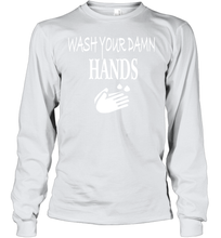 Load image into Gallery viewer, Wash Your Hands Coronacation Youth Long Sleeve