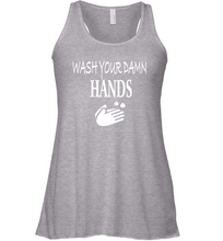 Load image into Gallery viewer, Wash Your Hands Coronacation Racerback Tank