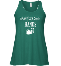 Load image into Gallery viewer, Wash Your Hands Coronacation Racerback Tank