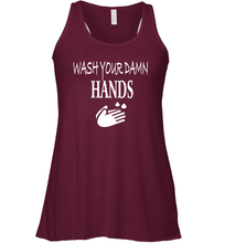 Load image into Gallery viewer, Wash Your Hands Coronacation Racerback Tank