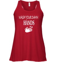 Load image into Gallery viewer, Wash Your Hands Coronacation Racerback Tank