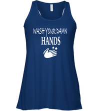 Load image into Gallery viewer, Wash Your Hands Coronacation Racerback Tank